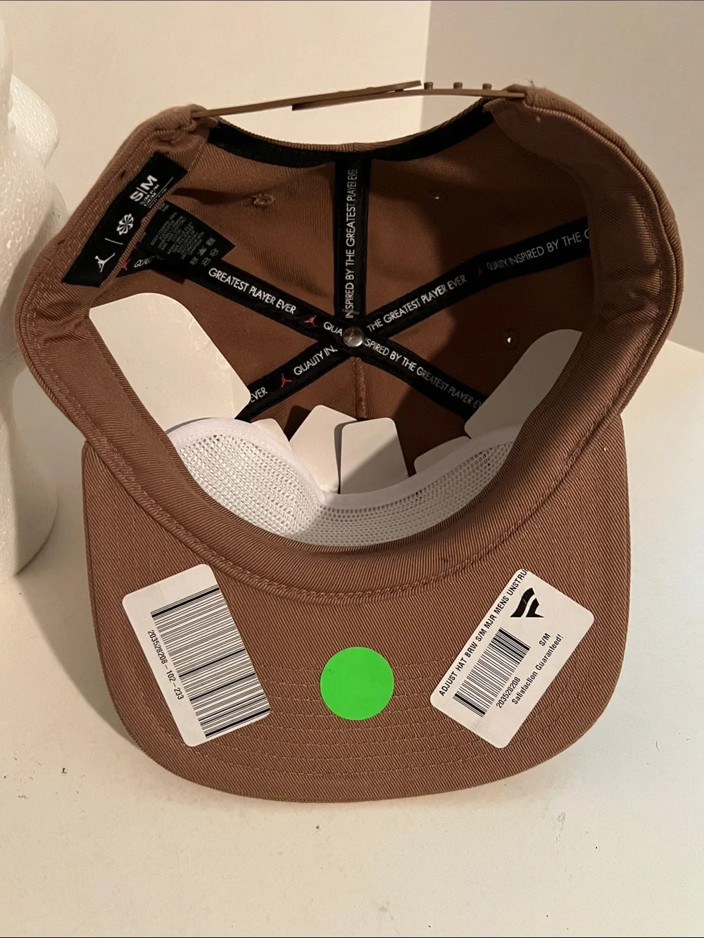 Air Jordan Jumpman Pro Cap Brown Snapback Hat S/M NWT